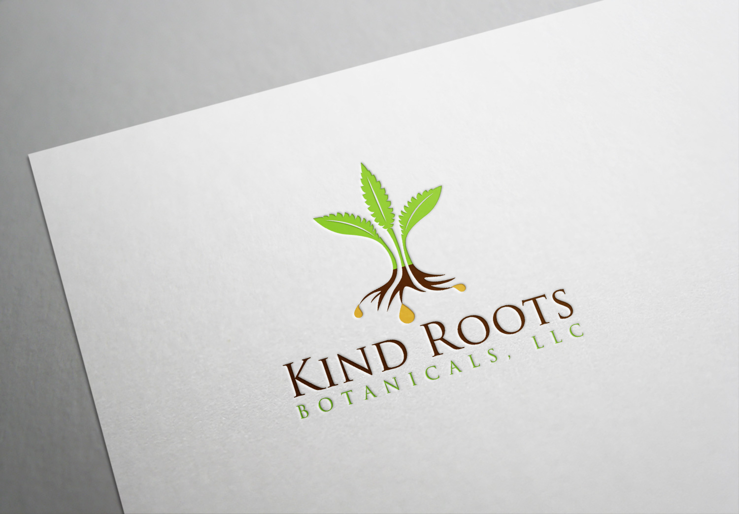 Logo Design by Deziners Zone for Kind Roots Botanicals, LLC | Design #21345689