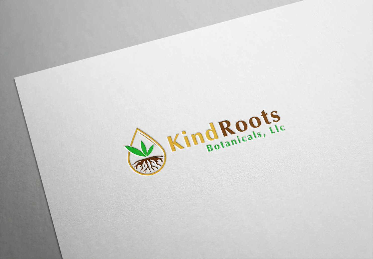 Logo Design by Deziners Zone for Kind Roots Botanicals, LLC | Design #21345692