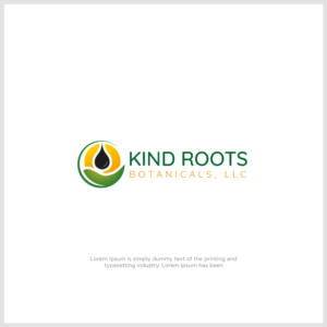 Logo Design by luthfansa 2 for Kind Roots Botanicals, LLC | Design: #21331289