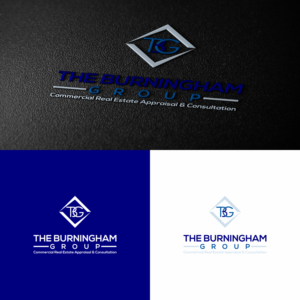 The Burningham Group - Commercial Real Estate Appraisal & Consultation | Logo Design by ZiangArt_Studio