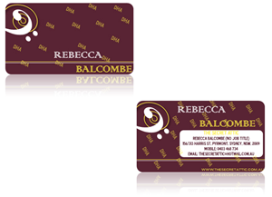 Business Card Design by Dha