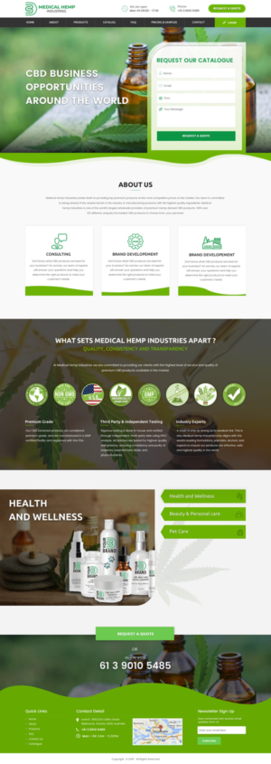 Web Design by SONA for Genetic Analysis | Design: #21360949