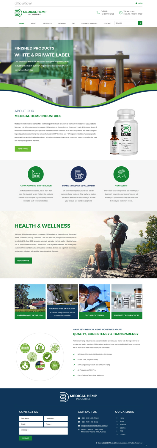 Web Design by pb for Genetic Analysis | Design #21338976