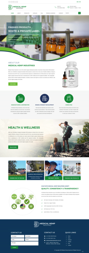 Web Design by pb for Genetic Analysis | Design: #21338976