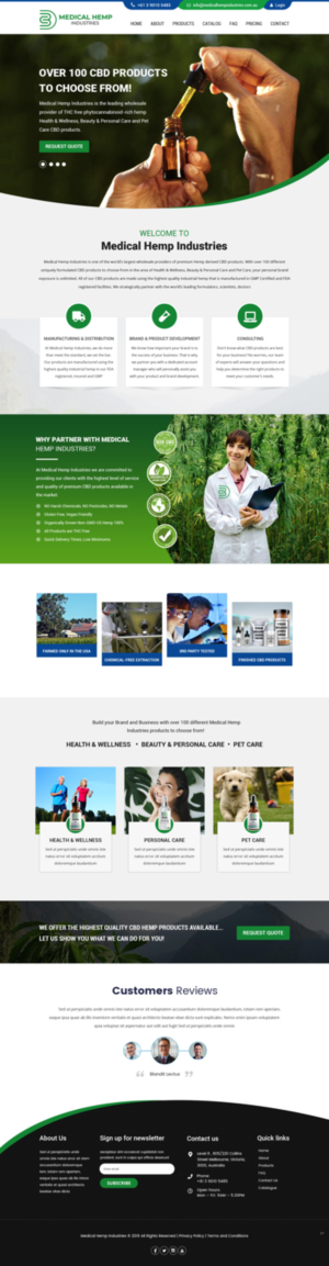 Web Design by pb for Genetic Analysis | Design: #21338978