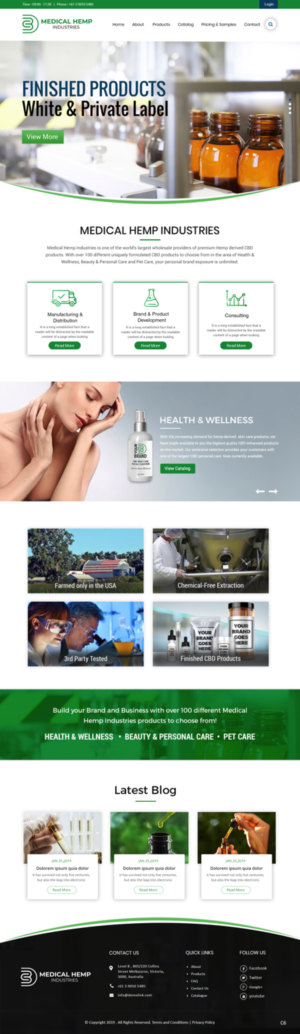 Web Design by pb for Genetic Analysis | Design: #21338979