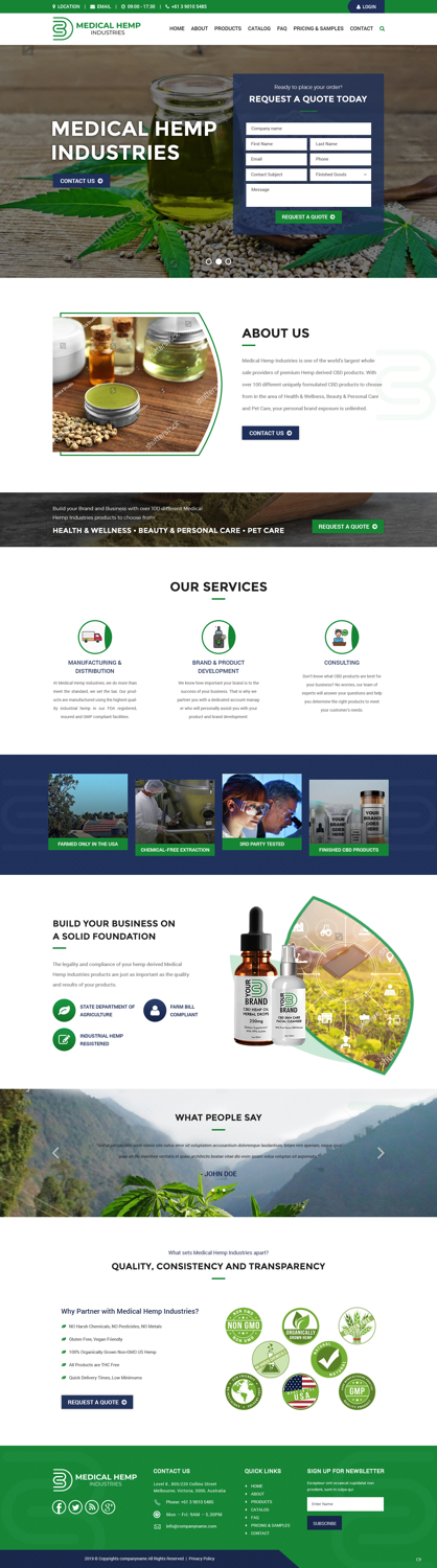 Web Design by pb for Genetic Analysis | Design #21338980