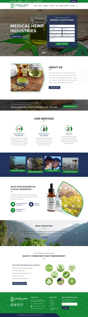 Web Design by pb for Genetic Analysis | Design: #21338980