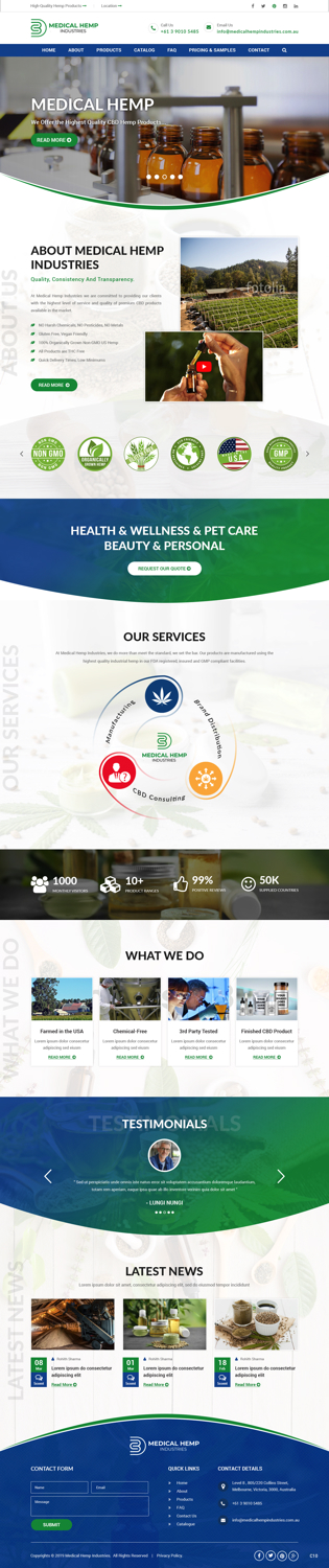 Web Design by pb for Genetic Analysis | Design #21338981