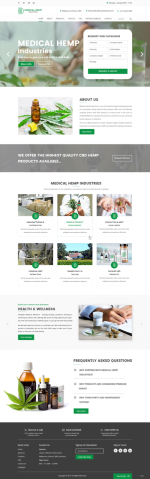 Web Design by pb for Genetic Analysis | Design: #21338982