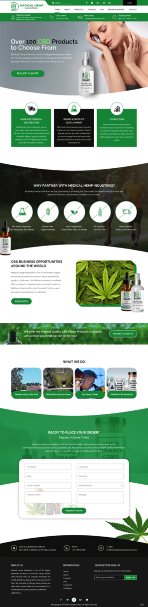 Web Design by pb for Genetic Analysis | Design: #21338983