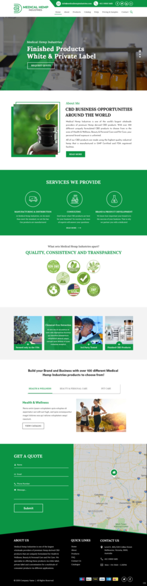 Web Design by pb for Genetic Analysis | Design: #21338984