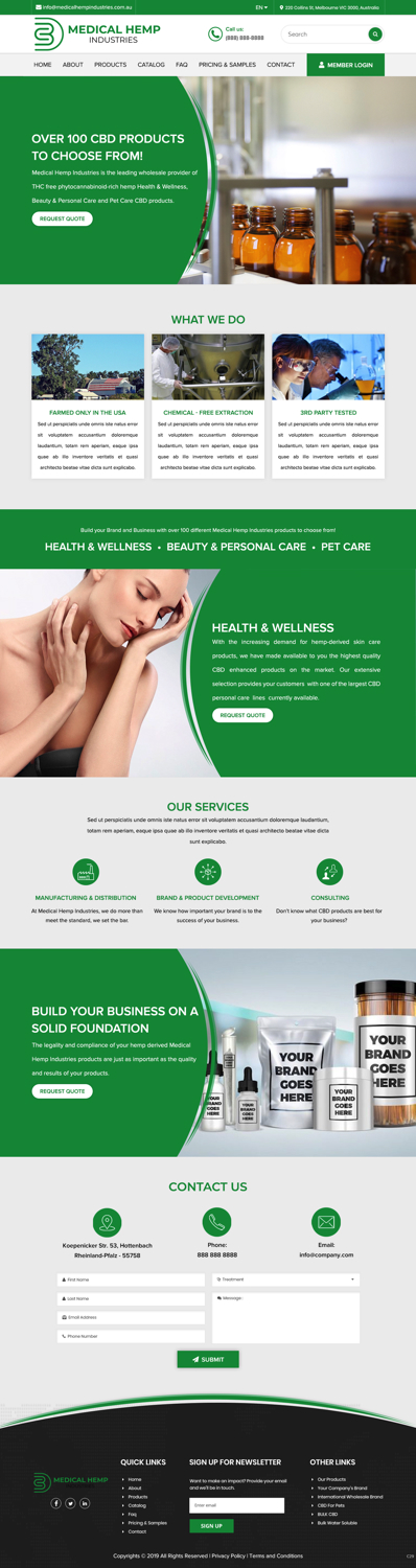 Web Design by pb for Genetic Analysis | Design #21338985