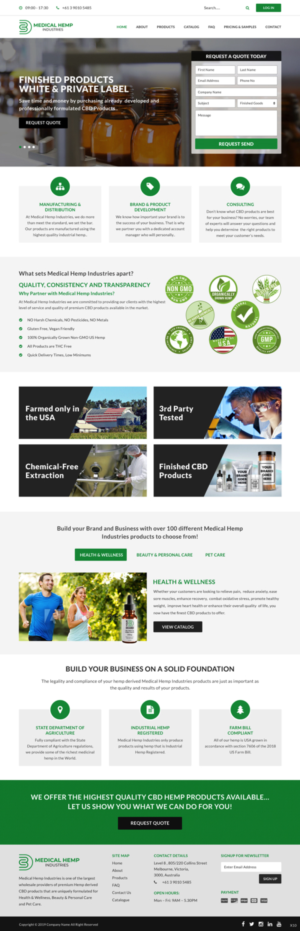 Web Design by pb for Genetic Analysis | Design: #21338991