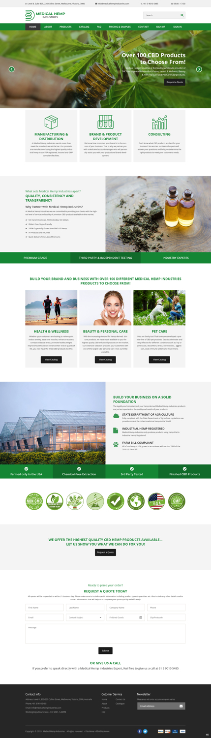 Web Design by pb for Genetic Analysis | Design #21338992