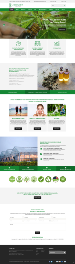 Web Design by pb for Genetic Analysis | Design: #21338992