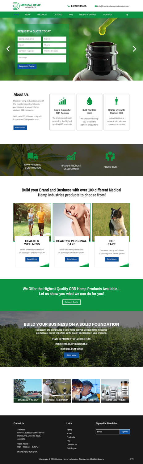 Web Design by pb for Genetic Analysis | Design #21338993