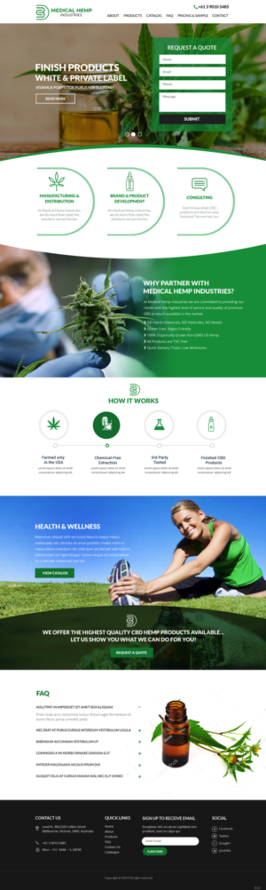 Web Design by pb for Genetic Analysis | Design: #21338995