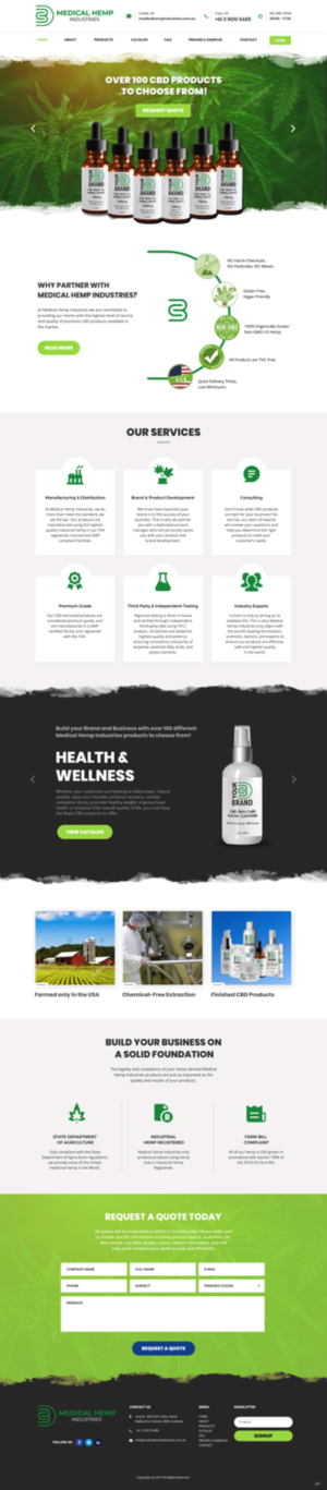 Web Design by pb for Genetic Analysis | Design: #21338996