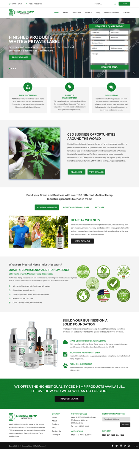 Web Design by pb for Genetic Analysis | Design #21444283
