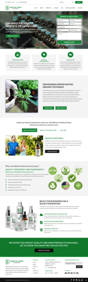 Web Design by pb for Genetic Analysis | Design: #21449576