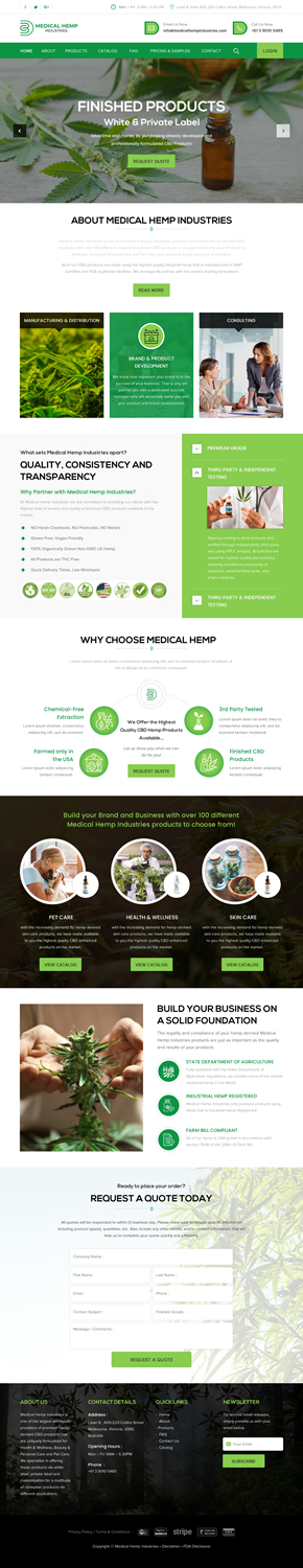 Web Design by rightway for Genetic Analysis | Design: #21344862