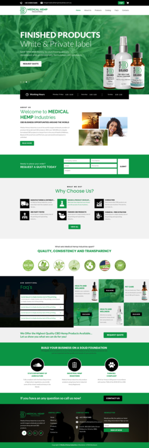 Web Design by rightway for Genetic Analysis | Design: #21344863