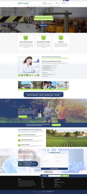 Web Design by Kingdom Vision for Genetic Analysis | Design: #21346517