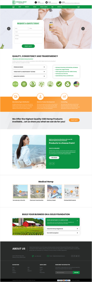 Web Design by PiXthemes for Genetic Analysis | Design #21354569