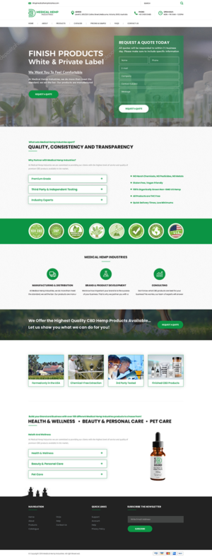 Web Design by PiXthemes for Genetic Analysis | Design: #21366669