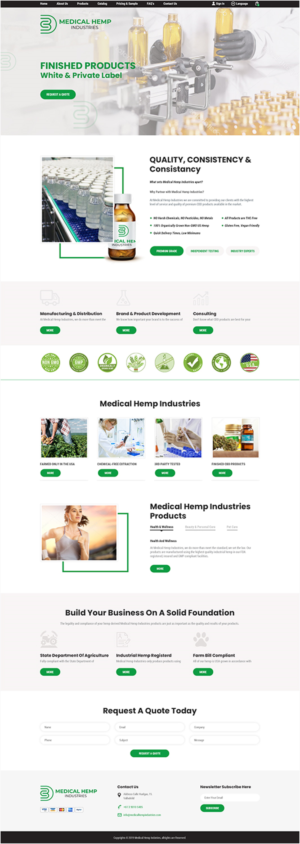Web Design by PiXthemes for Genetic Analysis | Design: #21366690