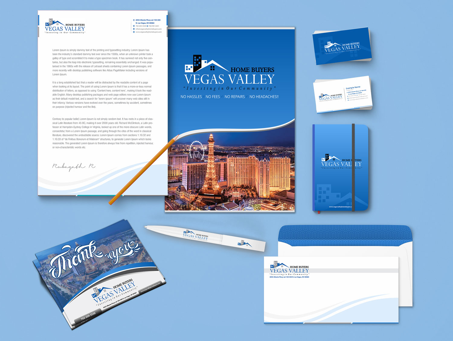 Stationery Design by Petter Goms for this project | Design #21374263