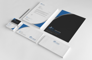 Real Estate Business Folders, Business Cards, Envelopes & Letterhead | Schreibwaren-Design von Moumita_
