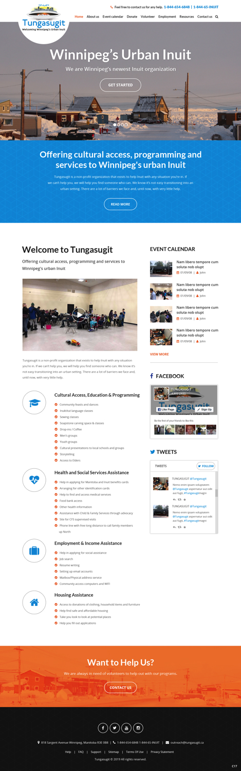 Diseño Web por pb para Tunngasugit Inc. | Diseño #21346776