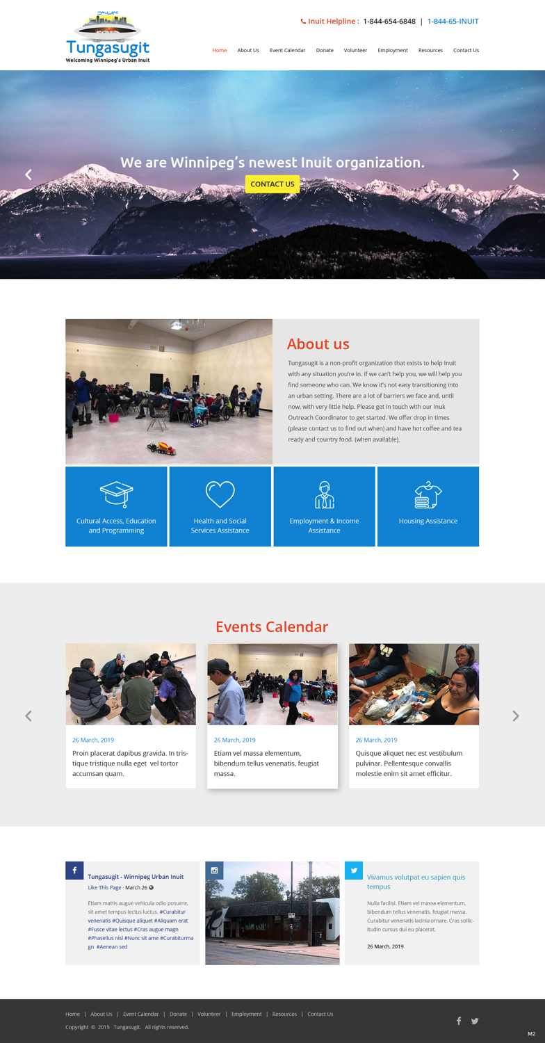 Web-Design von pb für Tunngasugit Inc. | Design #21346778
