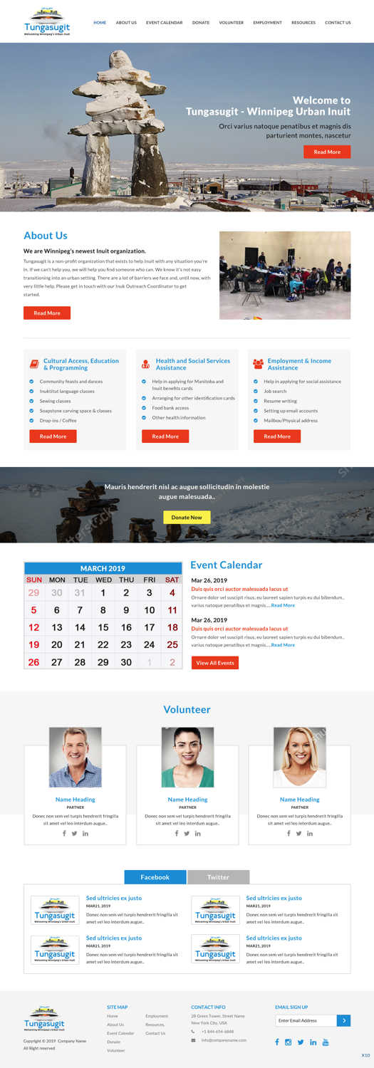 Diseño Web por pb para Tunngasugit Inc. | Diseño #21346932