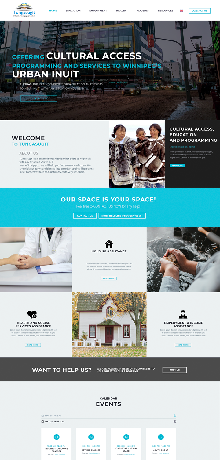 Diseño Web por BCN Book Cover &amp; Logo Studio para Tunngasugit Inc. | Diseño #21348062