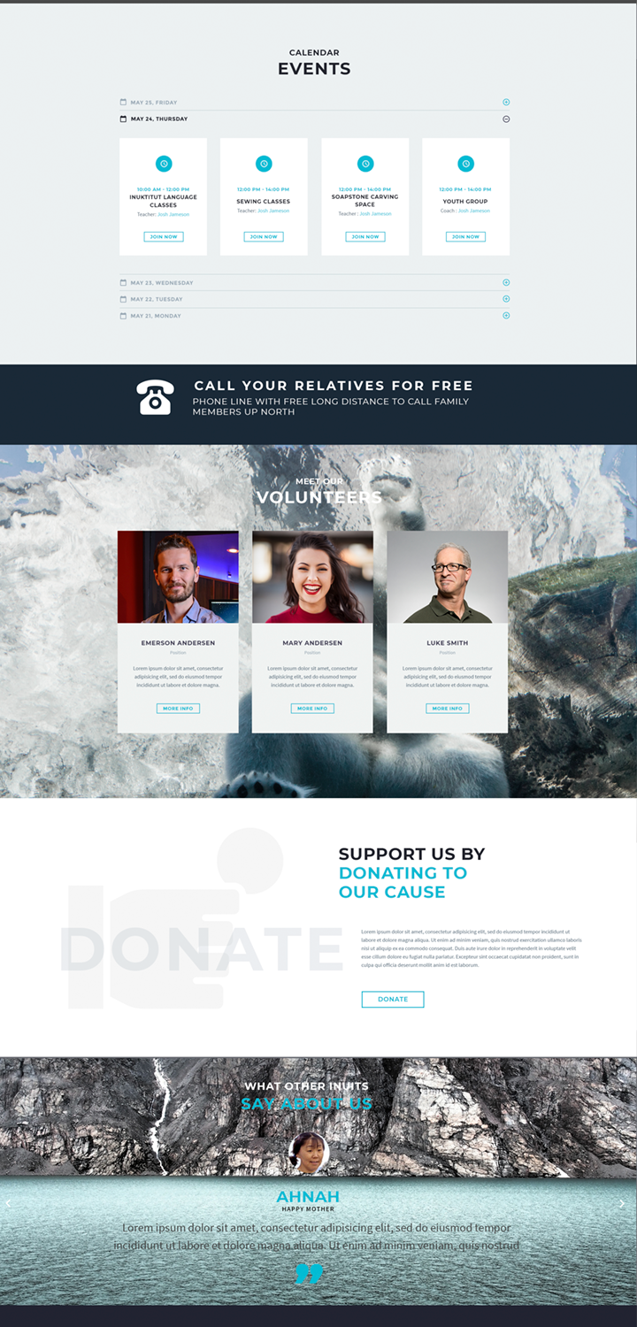 Web Design by BCN Book Cover &amp; Logo Studio for Tunngasugit Inc. | Design #21348063