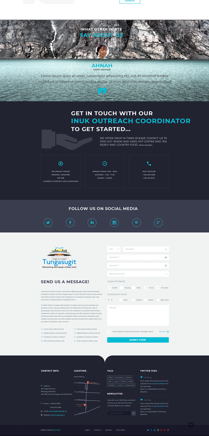 Web-Design von BCN Book Cover &amp; Logo Studio für Tunngasugit Inc. | Design #21348064
