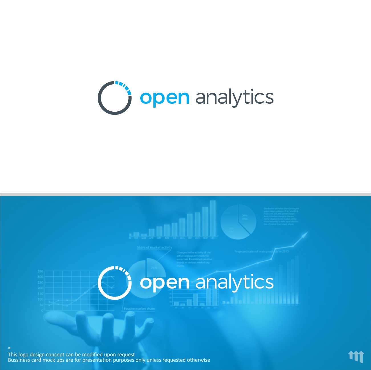 Logo Design by MBARO for Open Analytics | Design #21385639