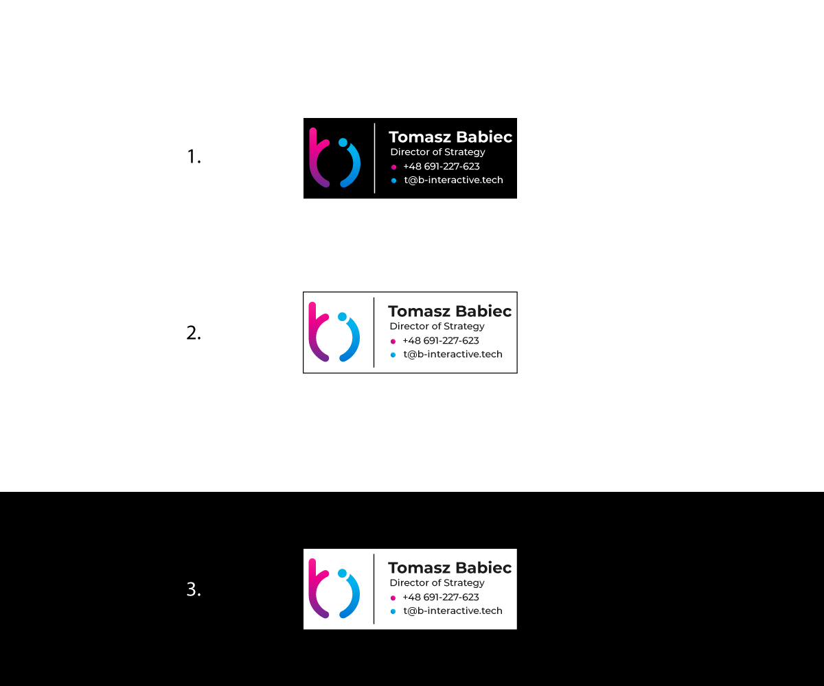 Logo-Design von aglaronde23 für B Interactive Tomasz Babiec | Design #21376666