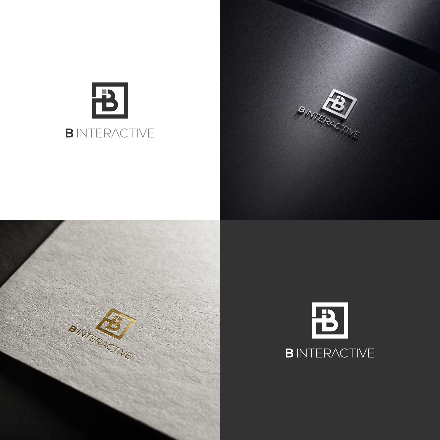 Logo Design by anggun diantorro 2 for B Interactive Tomasz Babiec | Design #21345489