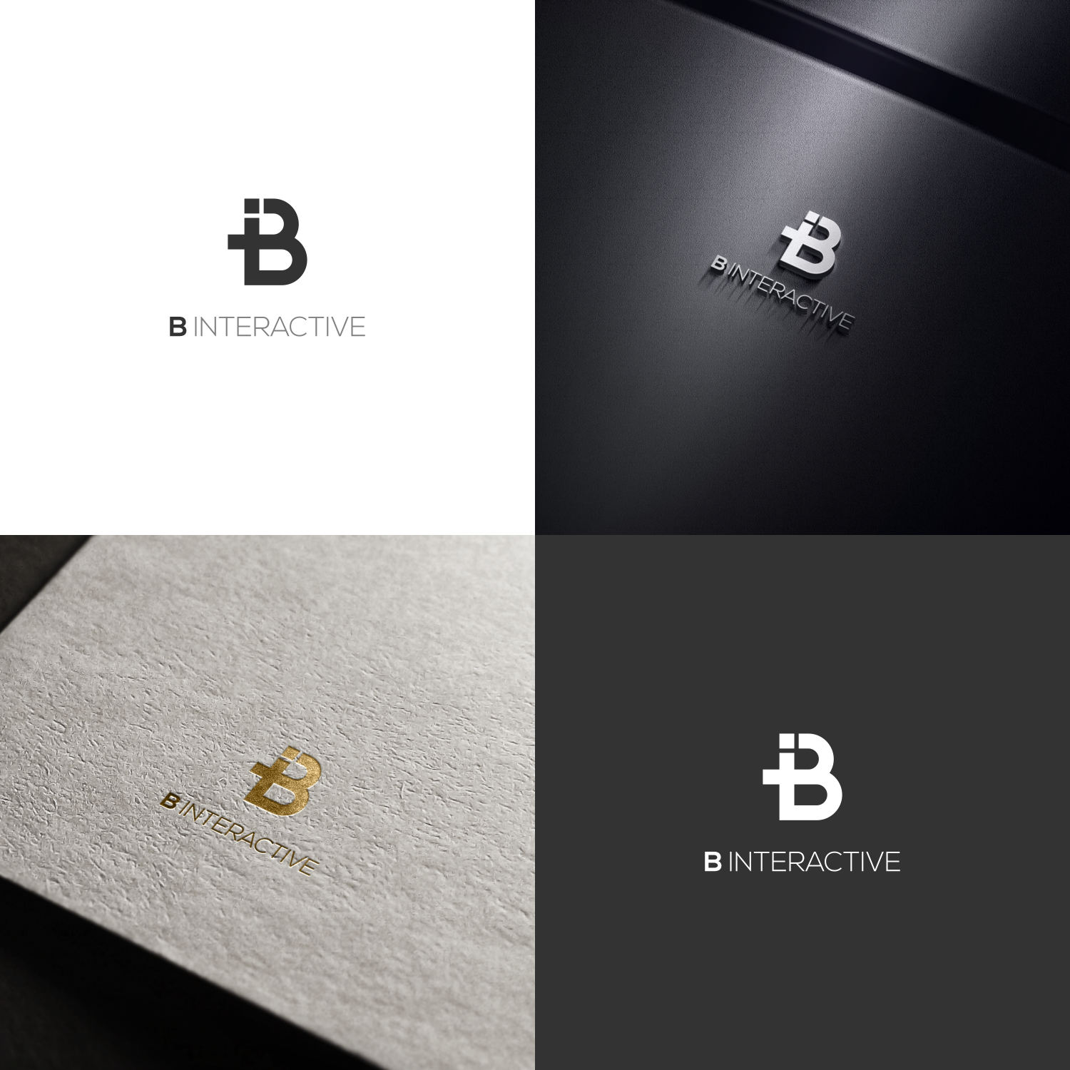 Logo Design by anggun diantorro 2 for B Interactive Tomasz Babiec | Design #21345491