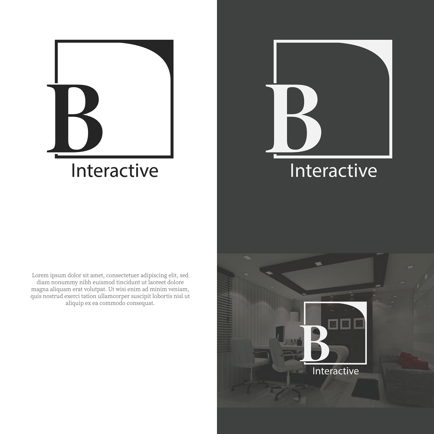 Logo Design by G E E T H M A for B Interactive Tomasz Babiec | Design #21347668