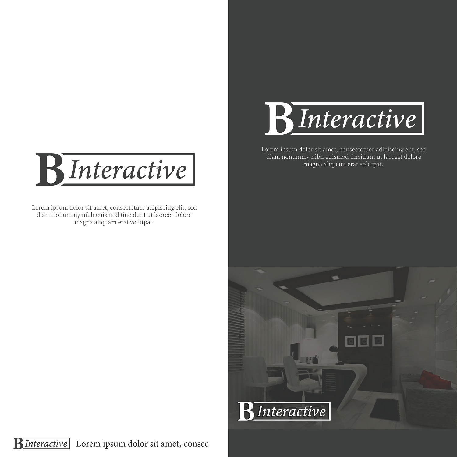 Logo Design by G E E T H M A for B Interactive Tomasz Babiec | Design #21347670