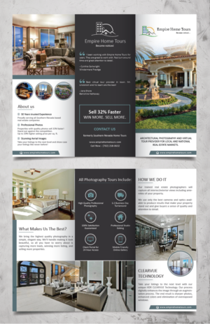 Brochure Design by alex989 for Empire Home Tours | Design: #21343807