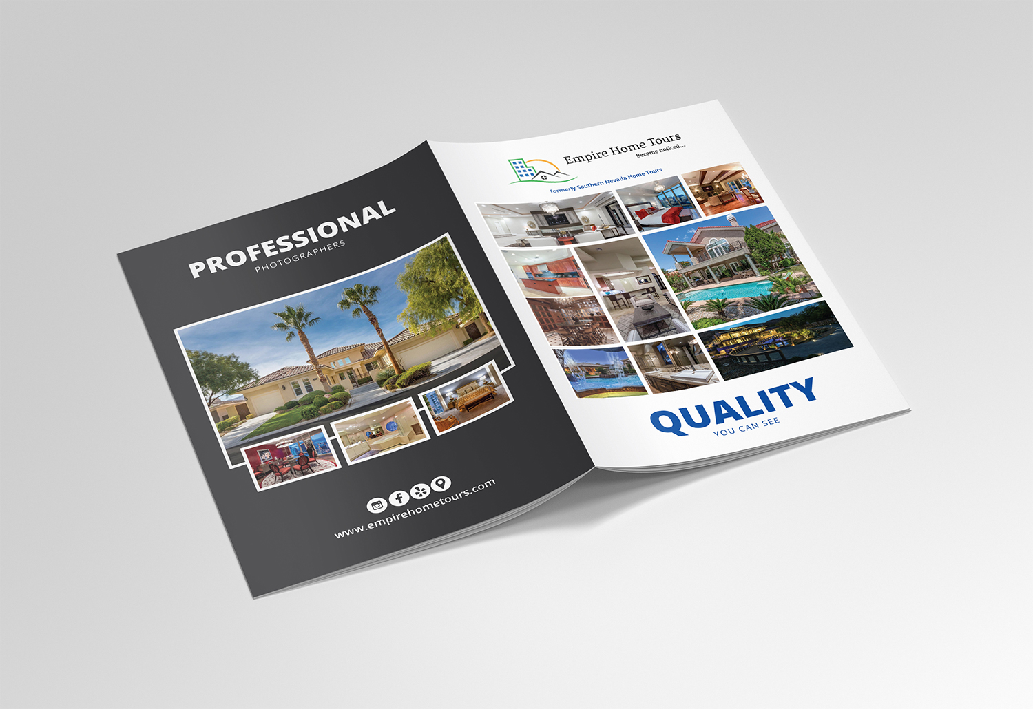 Design de Brochure par Deziners Zone pour Empire Home Tours | Design #21352832