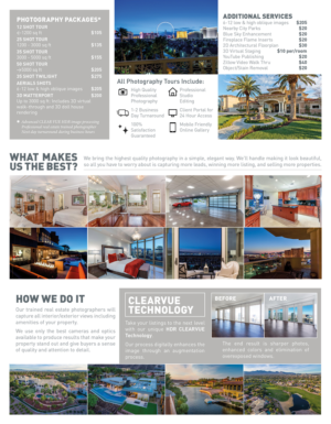 Brochure Design by Julia at Osmosis for Empire Home Tours | Design: #21357004