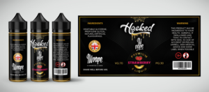 Short fill E liquid label UK.  100ml Nicotine free | Label Design by Navisol Creatives