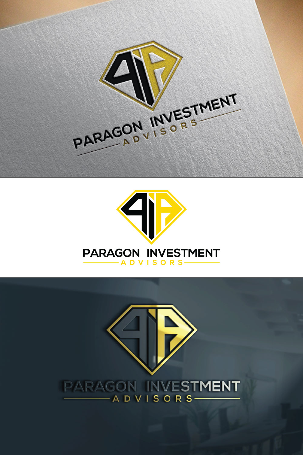 Diseño de Logo por YoungS para Paragon Investment Advisors | Diseño #21350540